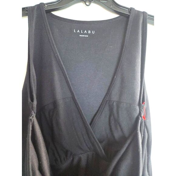 Lalabu Women Black "Mom Carrying" Sleeveless Sooth Shirt size Medium - Picture 3 of 7